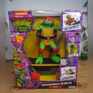 Teenage Mutant Ninja Turtles Mutant Mayhem RC Cowabunga Skate Raph Raphael ~ NIB
